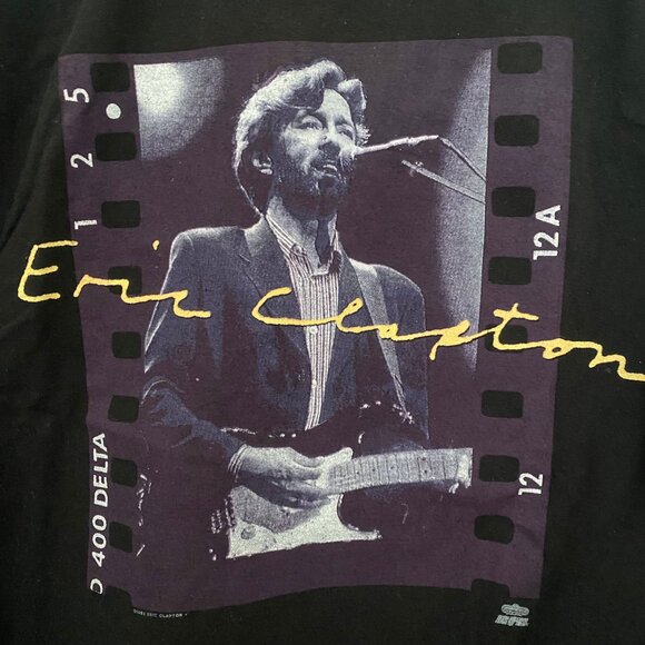vintage 1992 eric clapton 400 delta concert tshirt size XL - Picture 2 of 9